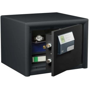 Cassaforte Burg-Wächter Combi-Line CL 420 E con porta aperta e serratura elettronica.