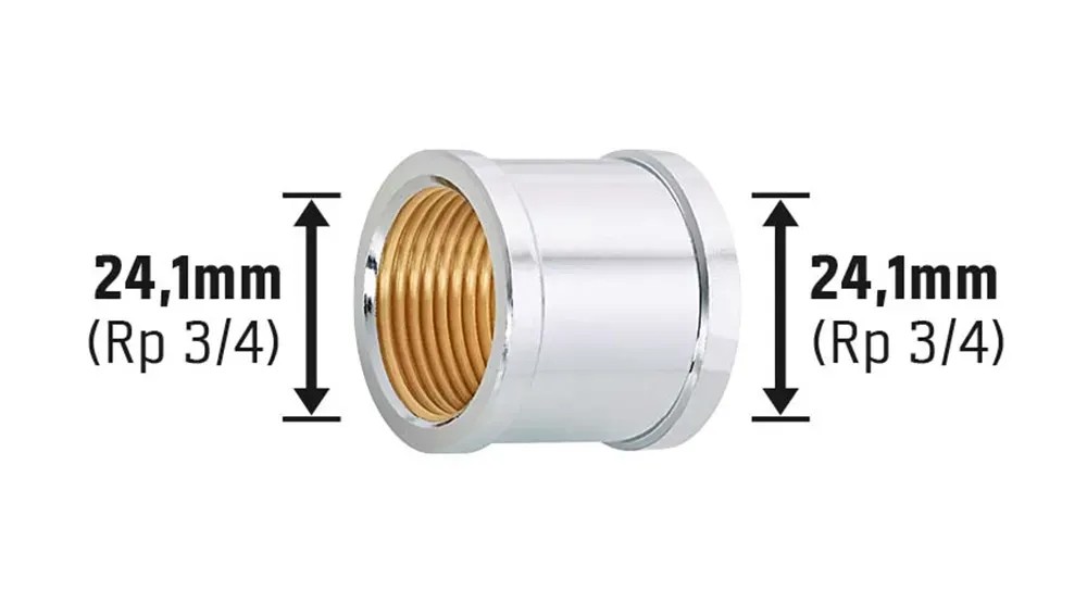 5 Set Di 5 Sindone Angolato Multi Unità 17°+Manicotto In Plastica - Foto 7