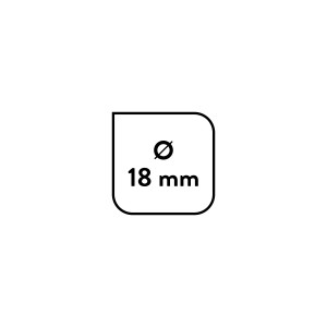 Immagine simbolo: supporto doccia asta doccia Ø 18 mm.