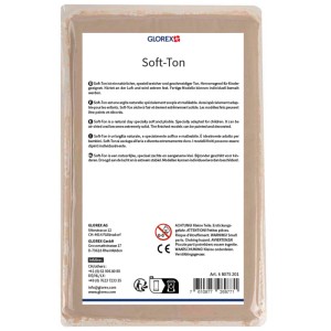 Soft-Ton Blanc, 1000g, séchage à l'air et pouvant être peint. Idéal pour figures et décorations.