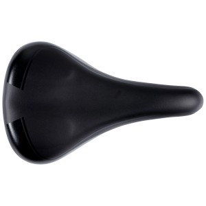 Sella da bici da uomo Urban nera per una guida confortevole.