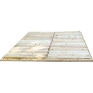 Panneaux de plancher en bois EXIT Loft 100/Crooky 100, accessoire pour cabane de jardin.