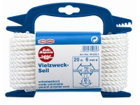 PA-Seil Weiss Ø 6 mm / Länge 20 m