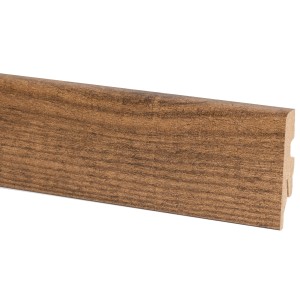 Plinthe Toscana Flair, hauteur 60 mm, décor bois pour transition sol-mur.