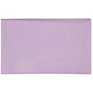 Nastro di organza lilla, larghezza 38 mm, lunghezza 5 m, ideale per l'artigianato e la decorazione.