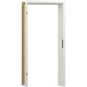 Telaio porta bianco Decor GA24, DIN sinistra/destra, 199x74x8 cm, facile da pulire.