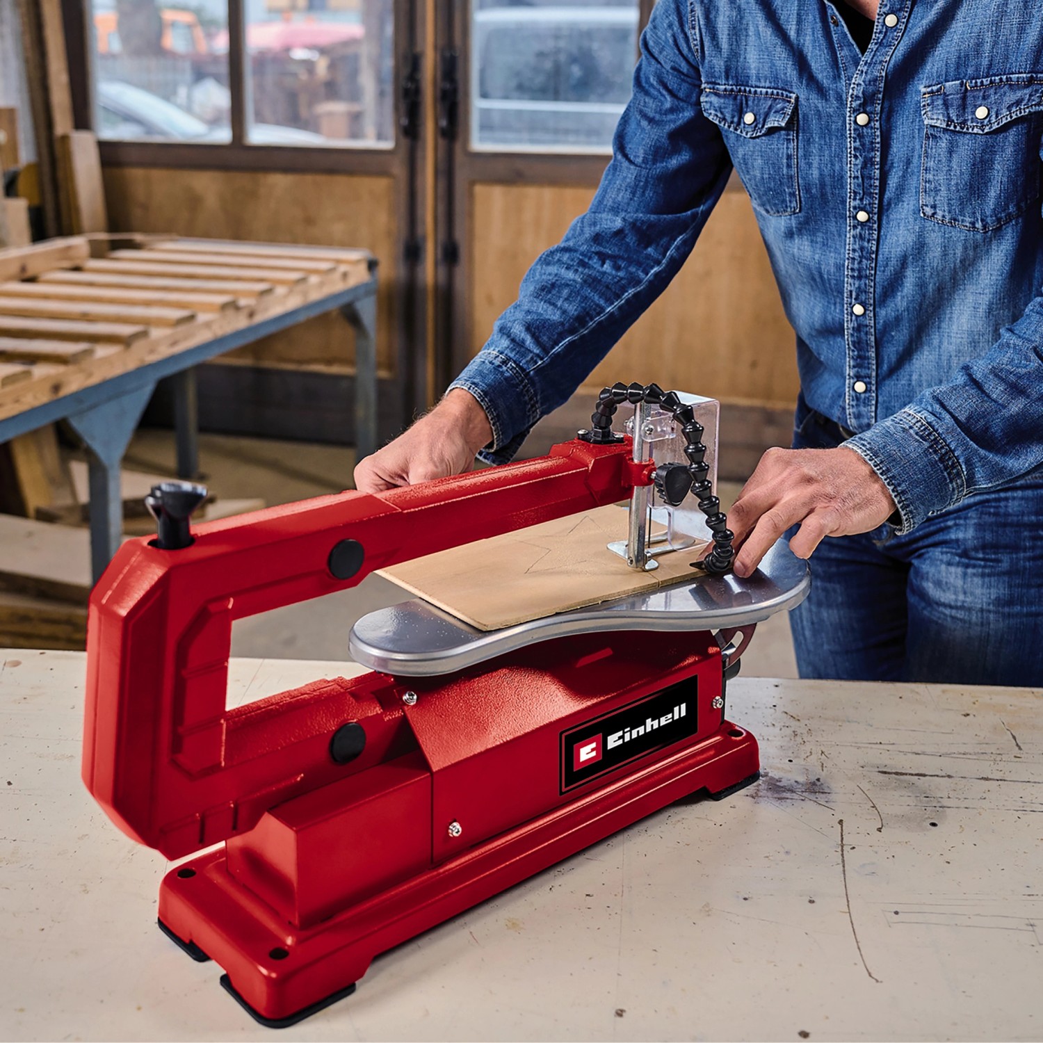 Seghetto Da Traforo Regolabile - Per Lame 60-160mm, Profondit&agrave; Taglio 75mm, Ideale Per Hobby E Fai Da Te