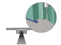 Zugluftstopper-Bürste DT132 Bürstenhöhe 32 mm