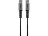 USB 2.0-Kabel USB-C™ auf USB-C™ Schwarz-Grau Länge 0,5 m