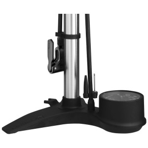 Birzman The Pump Flick-It Fahrradpumpe mit Manometer und Presta/Schrader-Ventil.