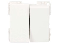 Doppel-Wippschalter Inprojal Schema 3+3 Weiss