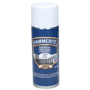 Hammerite Metall-Schutzlack Spray, Silber glänzend, 400ml. Rostschutz und Lackierung für Metall.