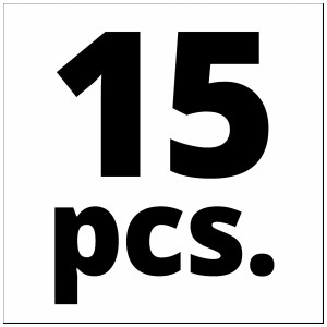 Image symbole : Set d'accessoires pour compresseur Einhell, 15 pièces.