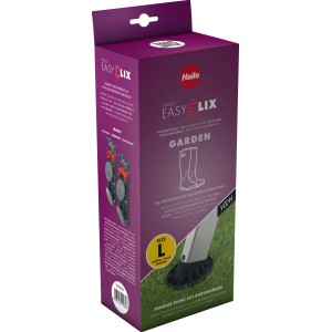 Set piedini di ricambio Hailo EasyClix Garden taglia L per scale, per una presa sicura su terreni morbidi.