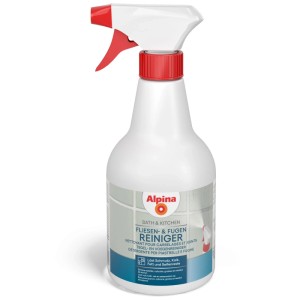 Alpina Fliesen- und Fugenreiniger Bath & Kitchen, 500ml Sprühflasche.