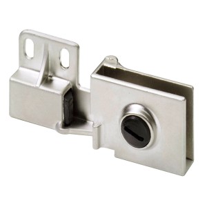 Cerniera per anta in vetro Hettich a vite per ante interne, color argento.