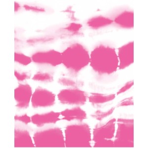 Kreul Javana Batik-Textilfarbe Pink, abstraktes Muster auf Stoff für Batik-Techniken.