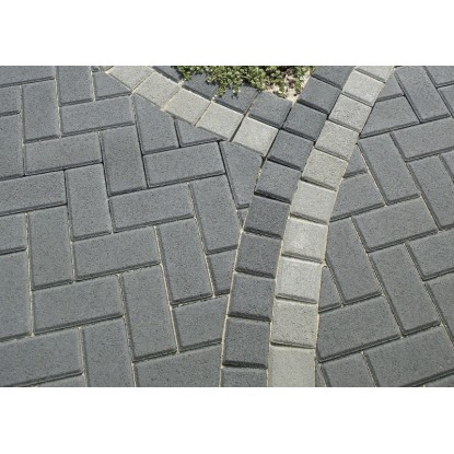 Pierre de finition pour pavé rectangle Béton Anthracite (HxlxP) 6x10x10 cm
