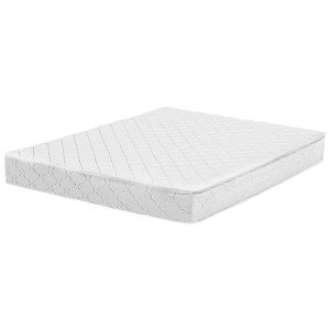 Matelas Beliani Duo II blanc, 160x200 cm, avec surface matelassée.