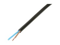 Cavo TDLR H03VV-F Nero 2 x 0,75 mm² lunghezza 10 m
