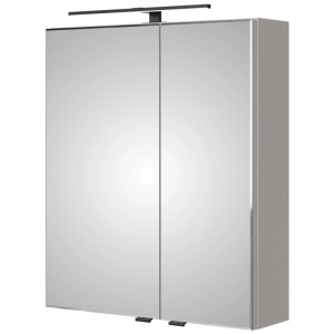 Armoire de toilette Pelipal Quantum 07, cachemire mat, 70x60x15 cm avec éclairage LED.