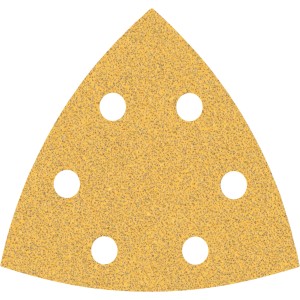Feuille abrasive Bosch Expert C470, 93x93 mm, K160, lot de 5 pour ponceuses delta.