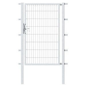 Portail grillagé Gah Alberts galvanisé à chaud, 800x1000mm, pour clôtures de jardin.