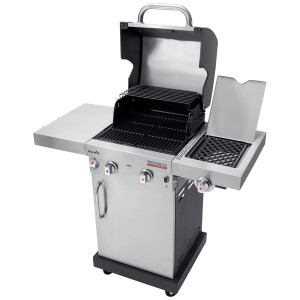 Barbecue a gas Char-Broil Professional PRO S 2 in acciaio inox con due bruciatori e sear burner.