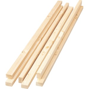 Sägeraues Fichte/Tanne Kantholz, 48x78x3000 mm, für Holzkonstruktionen im Innen- und Dachausbau.