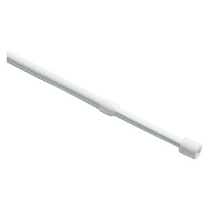 Gardinia barre de serrage, Ø 8 mm, blanc, 35-45 cm, lot de 2 pour décoration fenêtre.