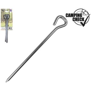 Happy People picchetti per tenda, set da 4, 25cm, in acciaio per campeggio.