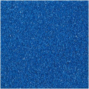 Sabbia colorata blu scuro (0,5 mm) per decorazioni e bricolage.