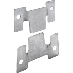Connettore universale Hettich, 4 pezzi, acciaio zincato, 46x100mm, raccordi di collegamento.