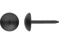 LUX Polsternagel Schwarz verzinkt Ø 9 mm x 12,5 mm / 40 Stk.