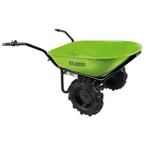 Carriola elettrica Zipper ZI-EWB260 con vasca da 100 l e pneumatici robusti.