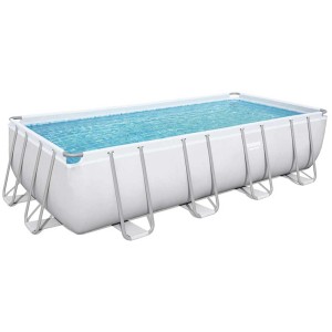 Bestway Power Steel Pool Set, 122x549x274 cm, avec cadre en acier, pompe de filtration, échelle et couverture.