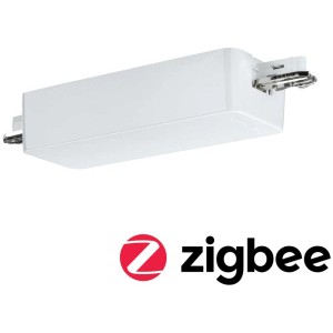 Paulmann URail Adattatore Dimm/Switch Bianco Zigbee per sistemi a binario, max. 400W