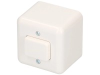 Interruttore AP Mica Schema 3 Bianco