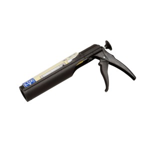 Pistolet à cartouche LUX Comfort avec système anti-goutte pour mastics, en plastique.
