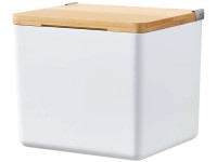 Tesa Aufbewahrungsbox Baboo Small mit Deckel Weiss (HxBxT) 11 x 12,2 x 10,2 cm