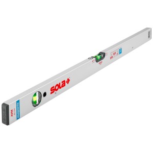 Niveau magnétique Sola AVM 60 en aluminium, avec fioles et aimant pour une mesure précise.