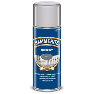 Hammerite Zinkspray Grau matt, 400ml Dose für Metallschutz und Korrosionsschutz.