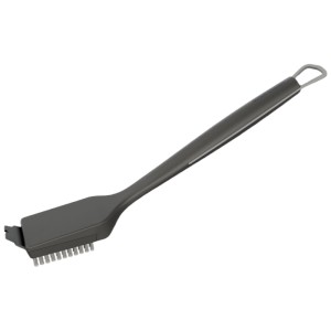 Spazzola per griglia grande Outdoorchef con 2 testine di ricambio in plastica robusta e setole in nylon.
