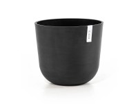 Ecopots Pflanzgefäss Oslo Dunkelgrau Ø 35 cm / Höhe 30,5 cm