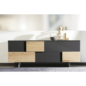 Pellicola autoadesiva d-c-fix Uni antracite opaco seta, 45cm x 2m, per decorazioni personalizzate.