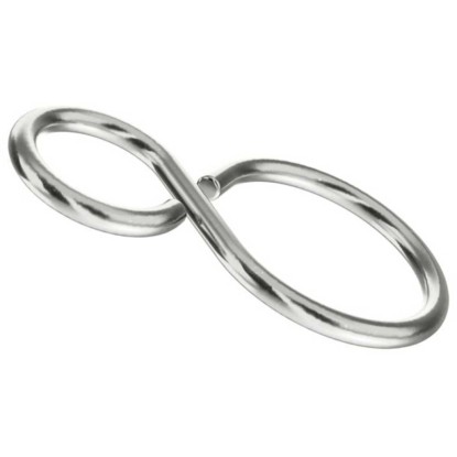 Haken S-Form geschlossen vernickelt Ø 1,8 x 22 mm / 10 Stk.