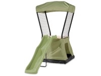 Exit Spielturm Ivy Holz/Metall Grün-Schwarz inkl. Rutsche