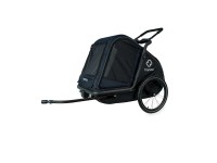 Hamax Hundefahrradanhänger Pluto Dunkelblau-Schwarz Large