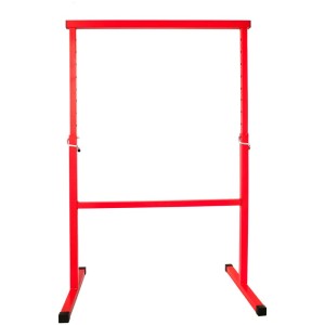 Cavalletto da lavoro Simplex rosso in acciaio, 74x75 cm, altezza regolabile, per il fai da te.