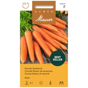 Ruban de graines de carotte Rotin : Carottes à haut rendement pour le jardin.